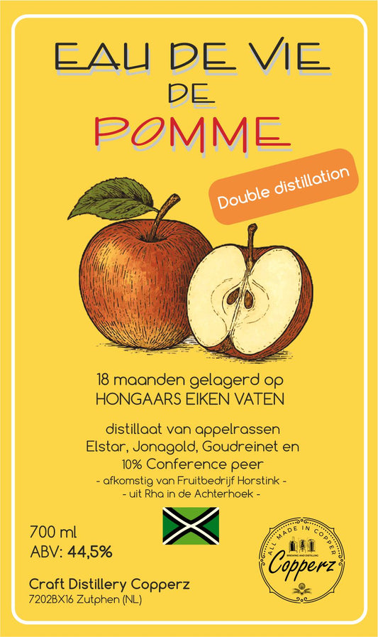Eau de Vie de Pomme (Calvados) ABV 44,5%